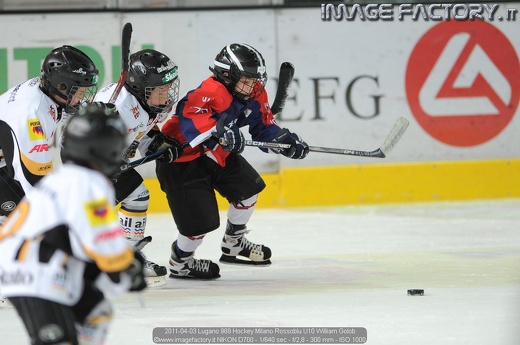 2011-04-03 Lugano 969 Hockey Milano Rossoblu U10 William Golob